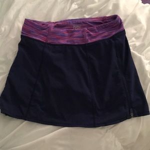 Athleta purple skirt